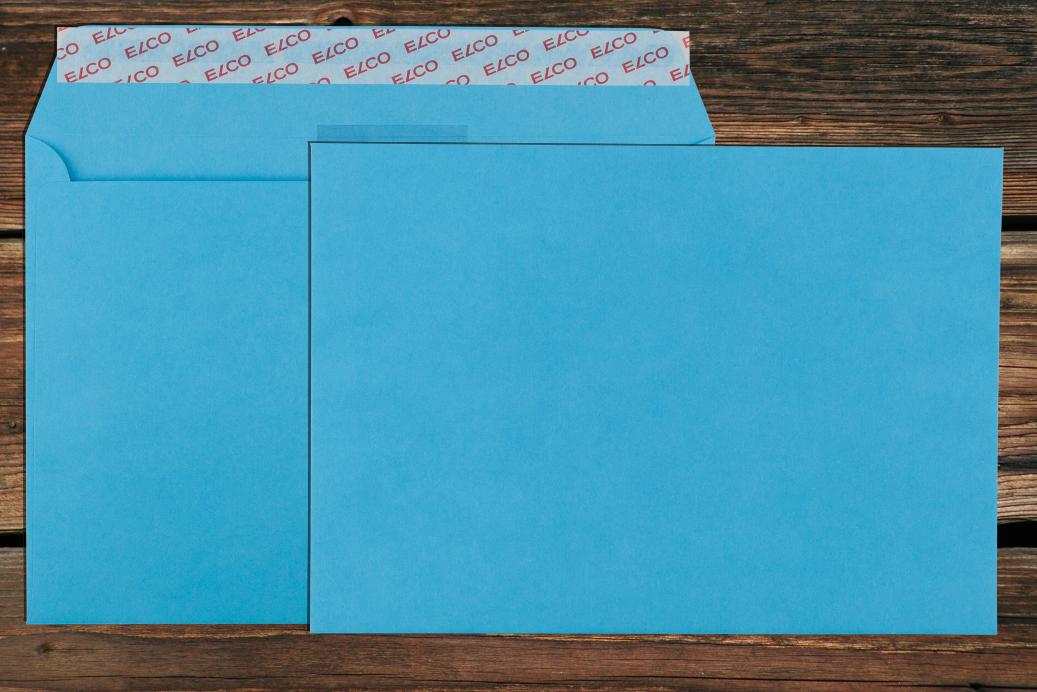 Briefhüllen C5 162x229 mm Haftklebend Intensivblau 100 g/qm